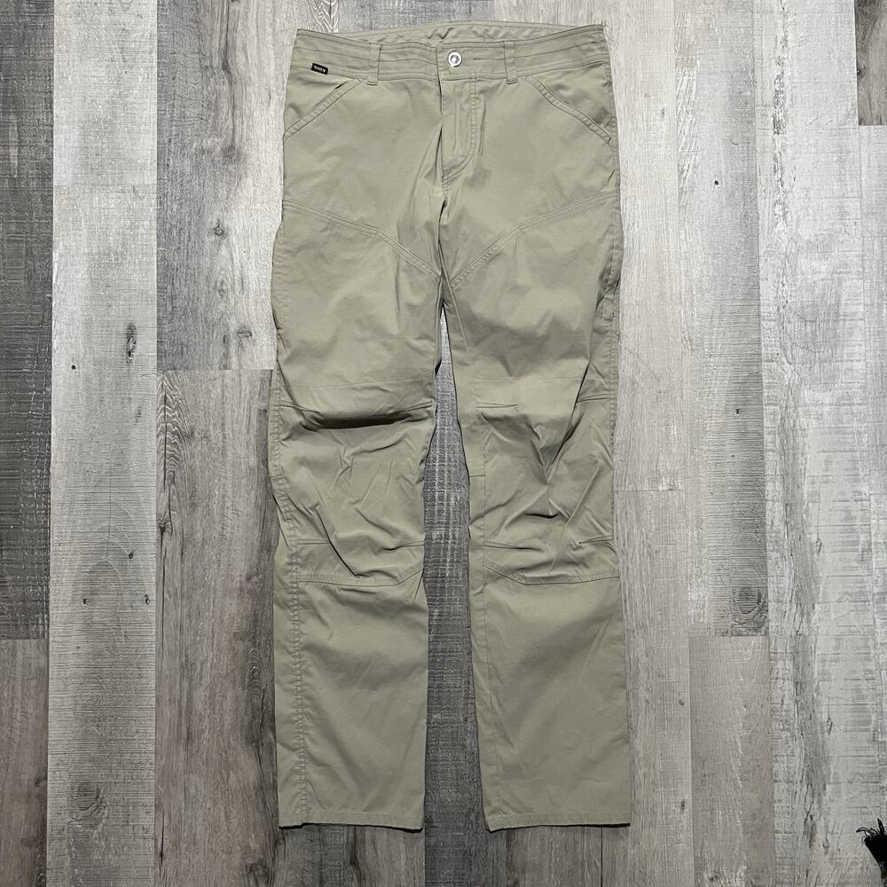 Kuhl Free Radikl Pants Lightweight Hiking Light Beige 33x34 Outdoor Hike Trek